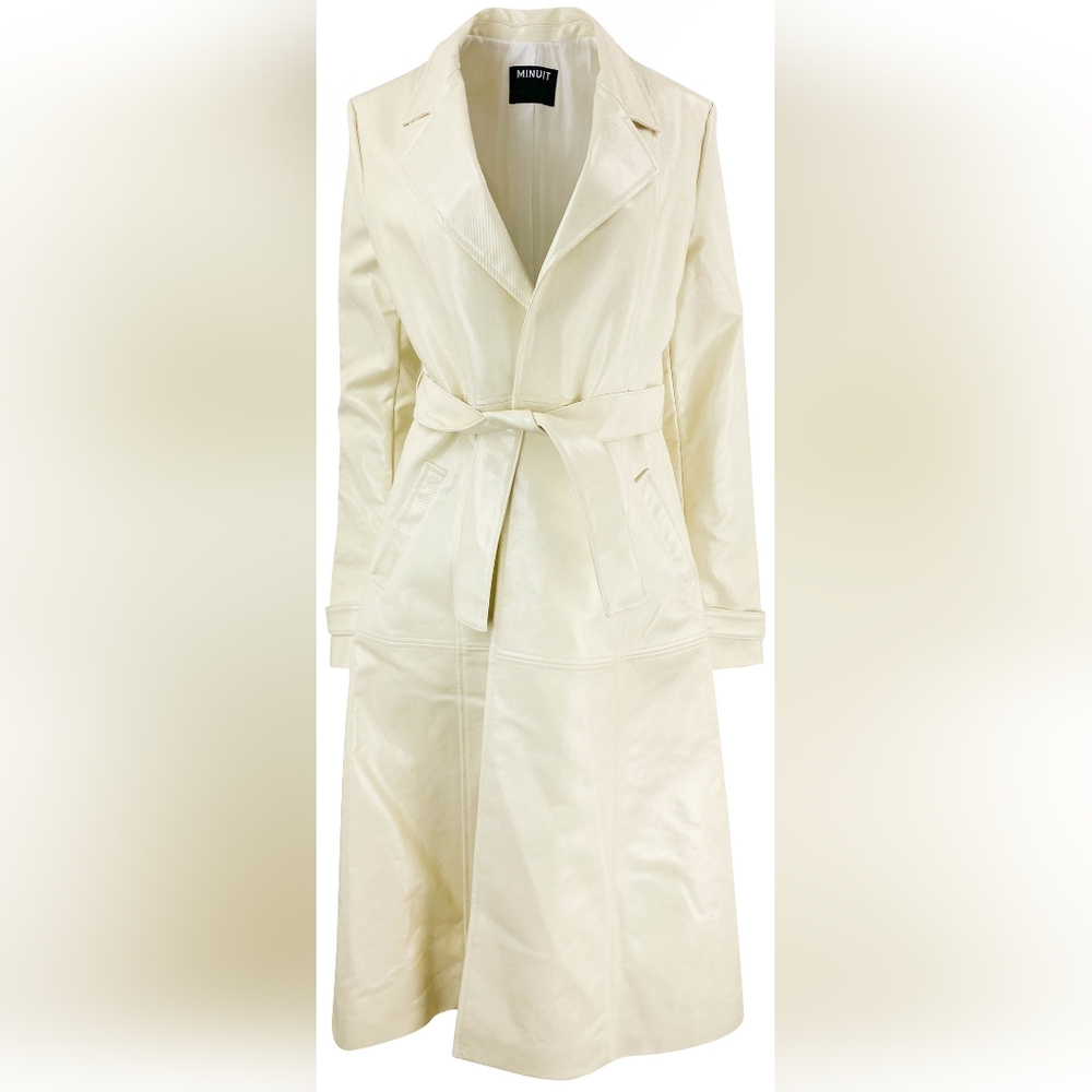 Sz 38 French US 6 NWT $2995 Minuit coated coat